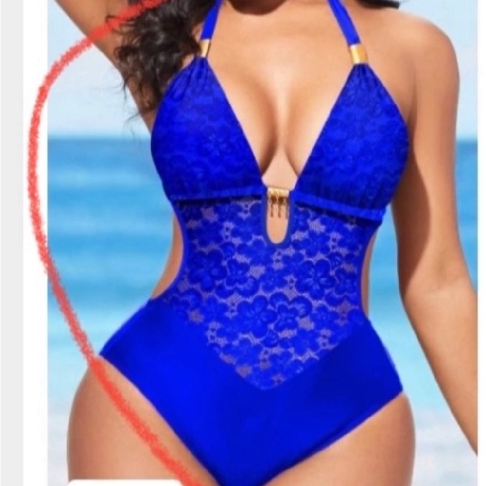 New Royal Blue Monokini